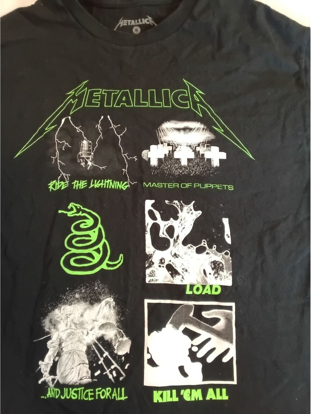 Metallica Classic Albums T-Shirt Size Medium Rock Music Tee